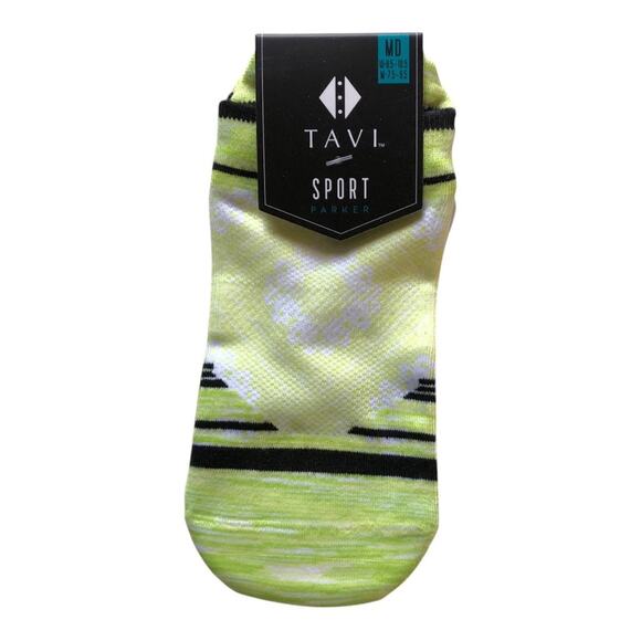 TAVI Sport NIP Women Thin Ultra Lite Compression Low Rise Parker Socks Citrus MD - Picture 3 of 7